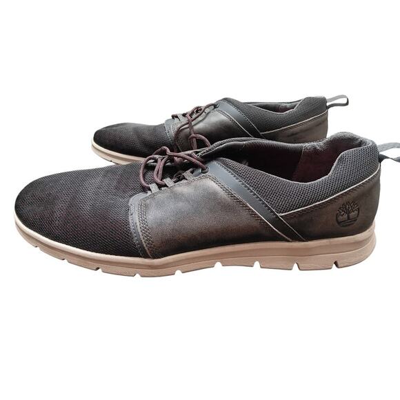 Timberland Graydon Gray Breathable Fabric Hoverlite Sneakers SZ 12 - Picture 2 of 15